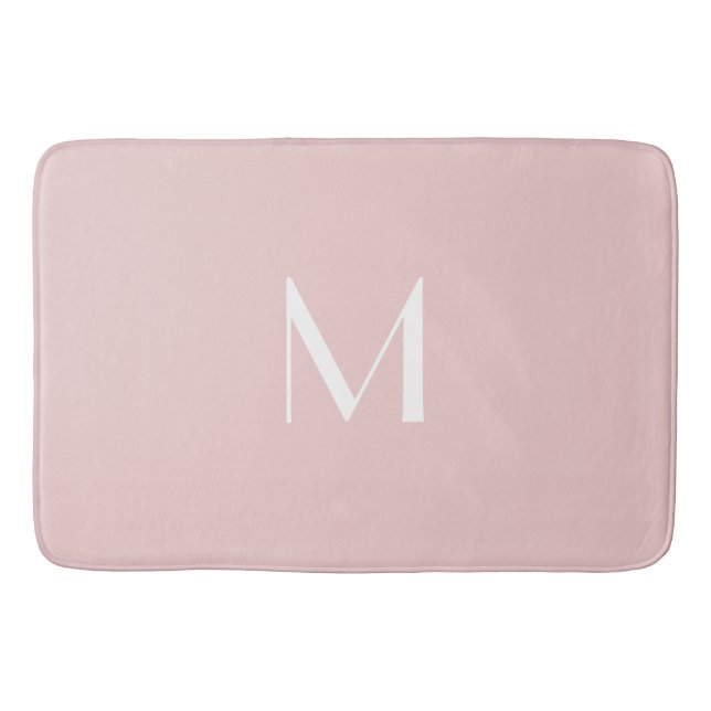 soft pink  - add monogram bath mat (Front)