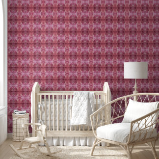 Soft pink and purple geometric L-size pattern Wallpaper