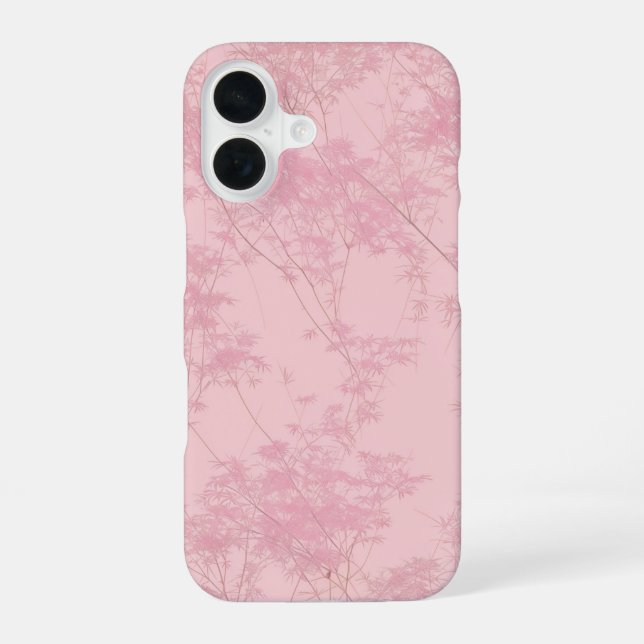 Soft Pink Bamboo Grove Pattern Phone Case (Back)