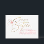 Soft Pink Bow Elegant Romantic Sweet 16th Birthday Invitation<br><div class="desc">Mark a truly unforgettable milestone with this Sweet Sixteen invitation, designed to feel elegant, feminine, and full of celebration. Featuring flowing gold calligraphy and a delicate blush pink watercolor bow, this design blends youthful charm with refined sophistication—perfect for celebrating the transition into a beautiful new chapter. The soft pink tones...</div>