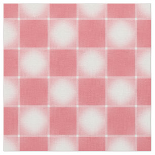 Soft Pink Chequerboard Fabric