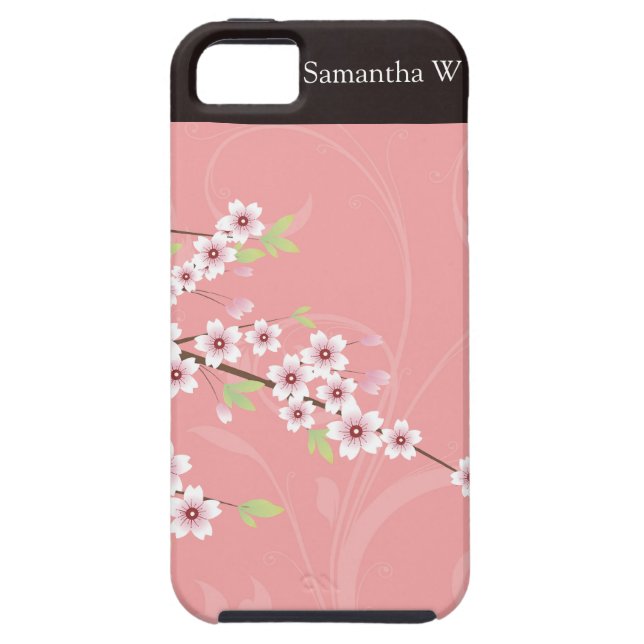Soft Pink Cherry Blossom Case-Mate iPhone Case (Back)