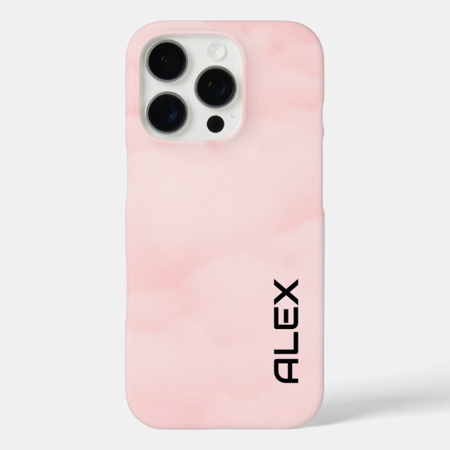 Soft Pink Clouds – Dreamy Sky Texture Case-Mate iPhone Case (Back)