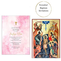Soft Pink Clouds Orthodox Christian Baptism