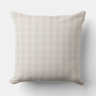 Soft Pink Dainty Plaid  Cushion