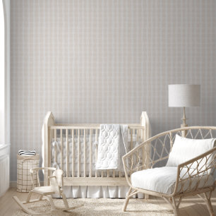 Soft Pink Dainty Plaid Wallpaper