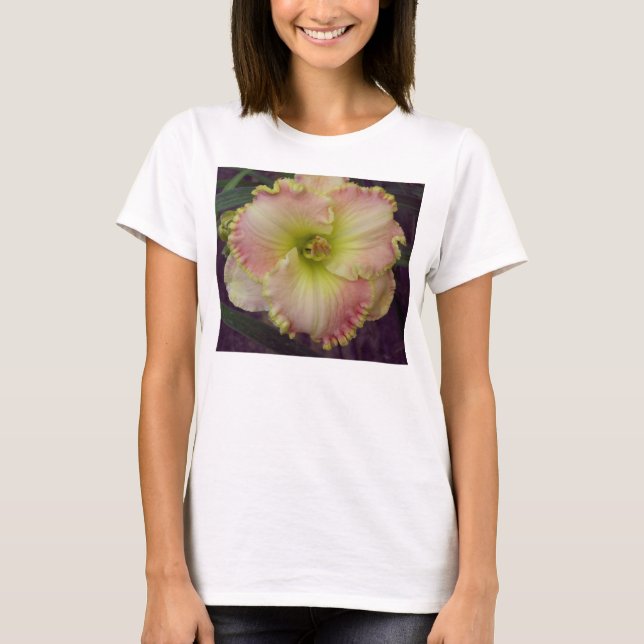 Soft Pink Daylily T T-Shirt (Front)