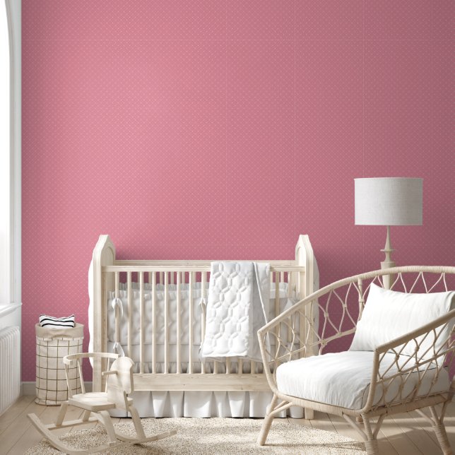 Soft Pink Diamond Lattice Wallpaper (Kids)