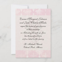 soft pink distressed damask pattern