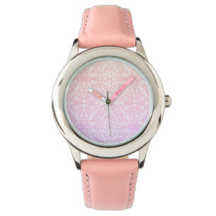 Soft Pink Dream Mandala pattern series Watch