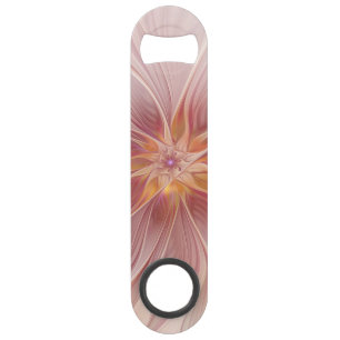 Soft Pink Floral Dream Abstract Fractal Art Flower