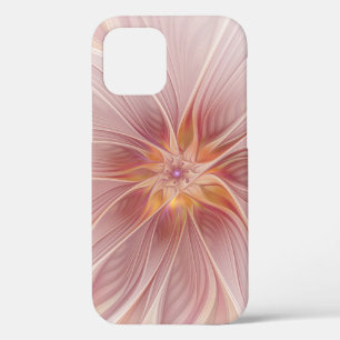 Soft Pink Floral Dream Abstract Fractal Art Flower iPhone 12 Pro Case