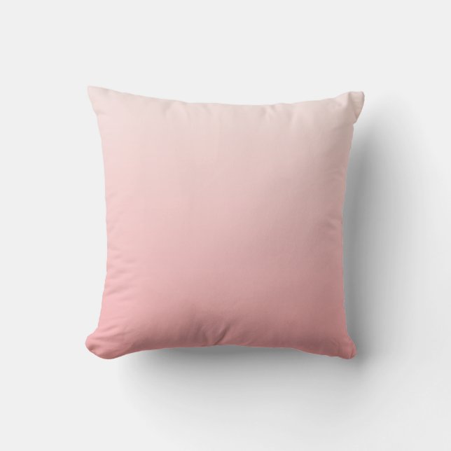 Soft pink gradient cushion (Front)