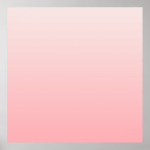 Soft pink gradient poster