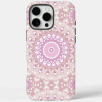 Soft Pink Mandala with Heart and Petal Motifs