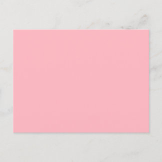 Soft Pink Minimalist Postcard
