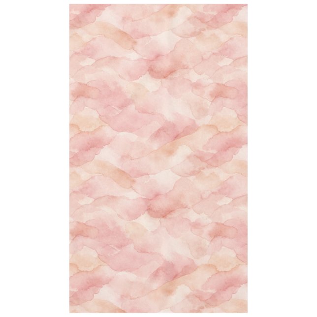 Soft Pink Modern Abstract Design Pattern Tablecloth (Front)