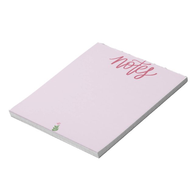 Soft Pink Notepad (Rotated)