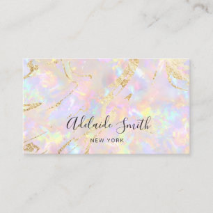 soft pink opal stone Business Card