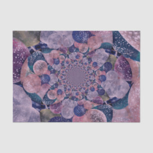 Soft Pink, Purple And Blue Kaleidoscope Balloons Tissue Paper