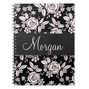 Soft Pink Roses Notebook