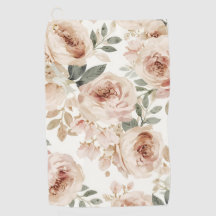 Soft Pink Roses Watercolor Floral Print Botanical
