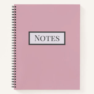 Soft Pink School Journal or Notebook