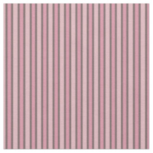 Soft Pink, Soya Bean and Pink Daisy Stripes Fabric