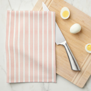 Soft Pink Stripes Kitchen Towel