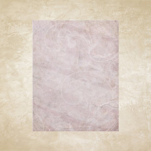 Soft Pink Swirls Scrapbook Paper