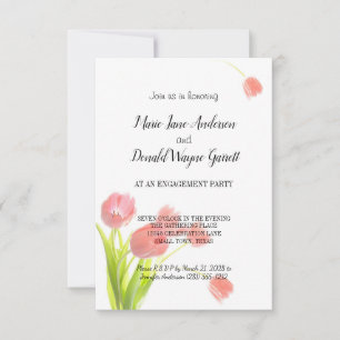 Soft Pink Tulips Engagement Party