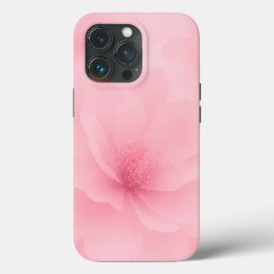 Soft Pink Watercolor Floral iPhone 13 Pro Case