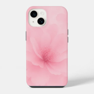 Soft Pink Watercolor Floral iPhone 14 Case