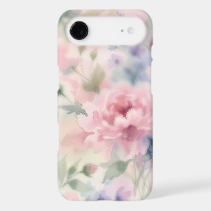Soft Pink Watercolor Peony Floral