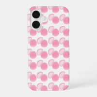 Soft Pink Watercolor Polka Dot Pattern