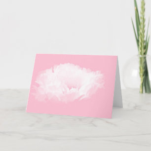 Soft Pink White Peony Floral HGC1 Card