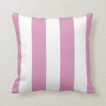 Soft Pink & White Vertical Stripes Design  Cushion<br><div class="desc">Refresh your decor with this Soft Pink & White Vertical Stripes Design decorative throw pillow. Complete the look with coordinating designs from the mix and match Light Pink decorative throw pillow range. Perfect for garden use as well! Choose the outdoor pillow for a UV & mildew resistant polyester option. Different...</div>