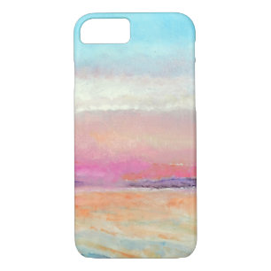 Soft Pinks and Blues Painted Sunset Case-Mate iPhone Case