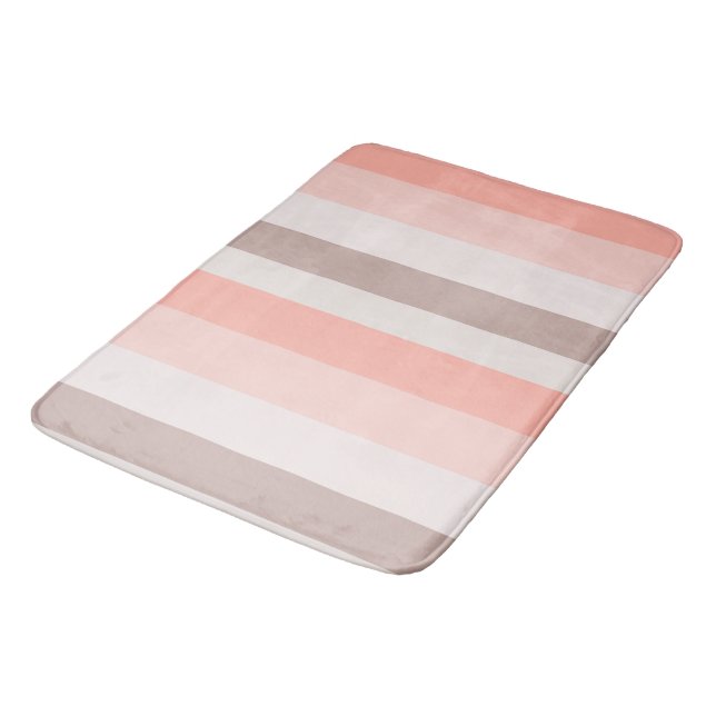 Soft Pinks Bath Mat (Angled)