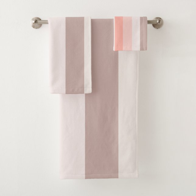 Soft Pinks Bath Towel Set (Insitu)
