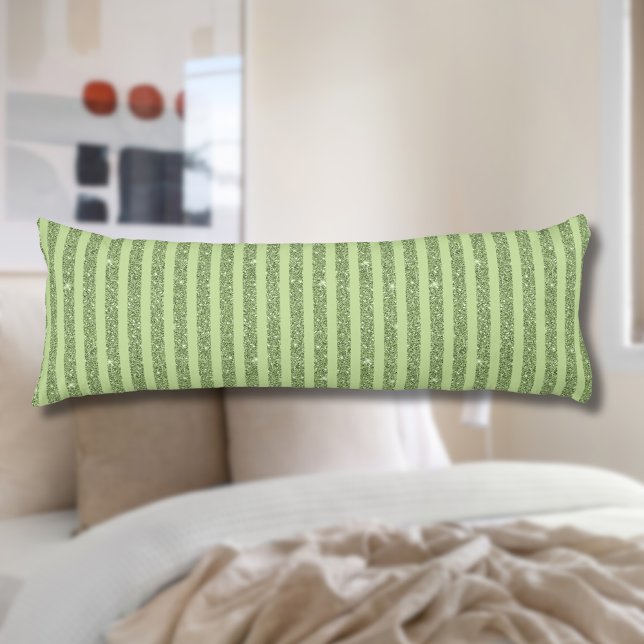 Soft Pistachio Glitter Style Minimal Pattern Body Cushion (Creator Uploaded)