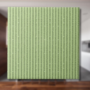 Soft Pistachio Glitter Style Minimal Pattern Tile