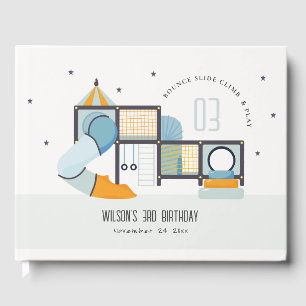 Soft Play Centre Indoor Jungle Gym Kids Birthday Guest Book