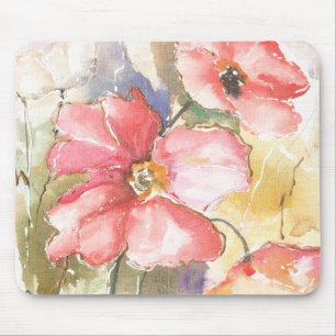 Soft Poppies I Mouse Pad