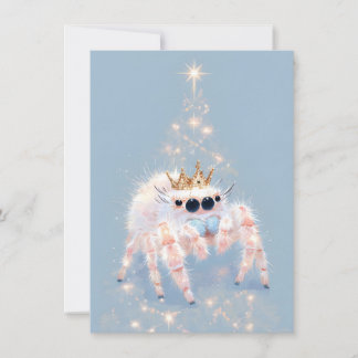 Soft Pretty Jumping Spider Christmas Cards