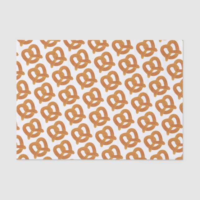 Soft Pretzel Pattern Tissue Paper (Front)