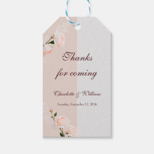 Soft purple and grey effects gift tags
