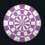 Soft Purple And White<br><div class="desc">Soft Purple And White Dart Board</div>