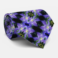Soft Purple Clematis Flower Abstract Pattern