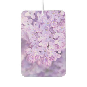 Soft Purple French Lilacs Car Air Freshener